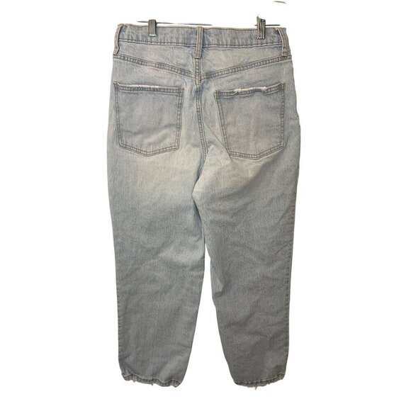 Vintage Straight Universal Threads Light Wash Distressed Button-Fly Jeans Womens - Picture 6 of 6